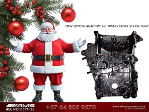 New Toyota Quantum 2.7 Timing Cover + 2TR Oil Pump