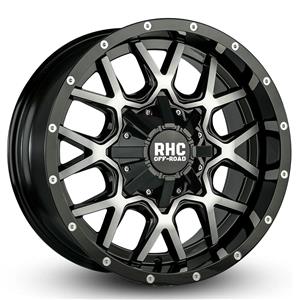 17″ Racing Hart Heist 6/139 Gloss Black Machined Alloy Wheels