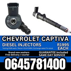 Chevrolet Captiva diesel injectors for sale