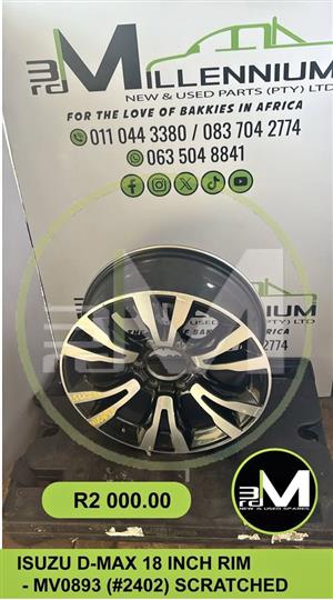 ISUZU D-MAX 18 INCH RIM - MV0893 (2402) SCRATCHED