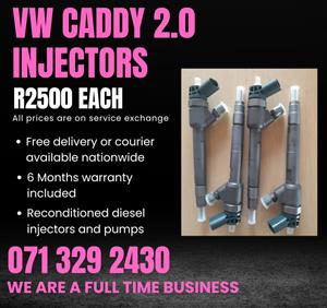 VW CADDY 2.0 INJECTORS FOR SALE WITH WARRANTY 
