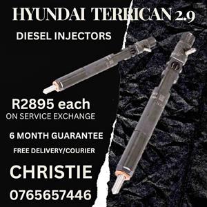Hyundai Terrican 2.9 Diesel Injectors for sale