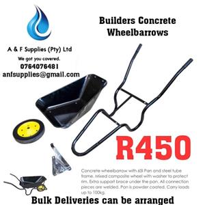 Builders Concrete Wheelbarrows