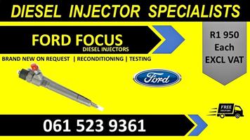 HIGH QUALITY RECONDITIONED DIESEL INJECTORS FOR FORD FOCUS - 6 MONTHS WARRANTY INCLUDED