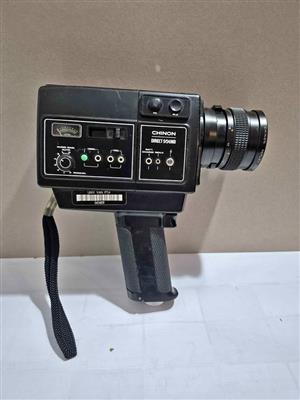 Vintage Chinon 806 SM Direct Sound Super 8 camera from the 1970s