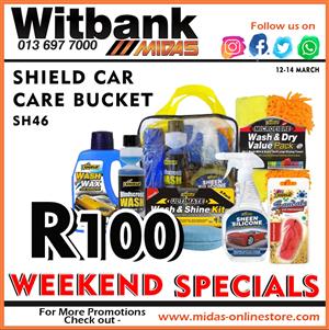 Shield Car Care Bucket ONLY  at Midas Witbank!