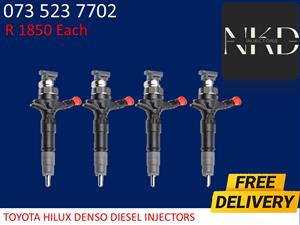 Toyota Hilux Denso Diesel injectors 