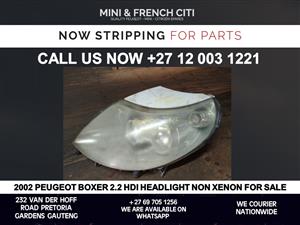 2002 Peugeot 2.2 HDI headlight for sale used