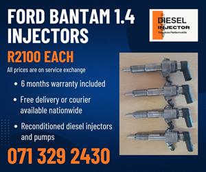 FORD BAMTAM 1.4 INJECTORS FOR SALE WITH WARRANTY 