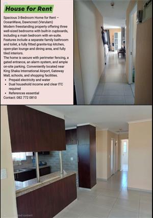 House for rent in Verulam | Junk Mail Marketplace