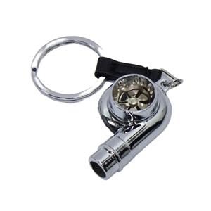 Keyring with Whistle Turbocharger