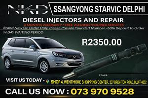 Ssangyong Starvic Delphi Diesel injectors 