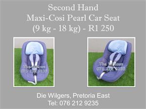 Second Hand Maxi-Cosi Pearl Car Seat  (9 kg - 18 kg)
