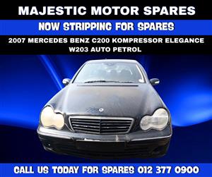 2007 Mercedes-Benz C200 Kompressor W203 Auto Petrol Stripping for Spares