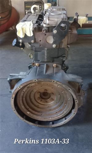 Perkins 1103A-33 Engine - 3 cylinder generator engine - reconned