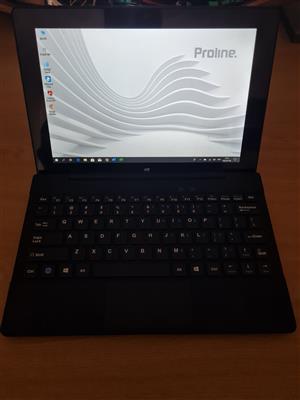 Proline 2 in 1 Laptop Tablet-Z8350 Quad Core-32GB Flash-2GB Ram-Wifi-3G