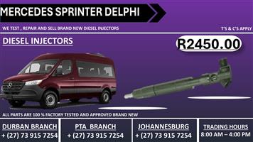 Mercedes Sprinter Delphi Diesel Injectors 