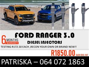 INJECTORS FORD RANGER 3.0 FOR SALE