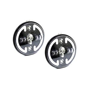 Universal 7″ Skull Skull Design Angel Eye Headlights (pair)