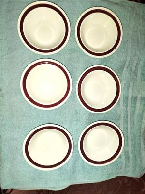 7 piece dessert bowl set