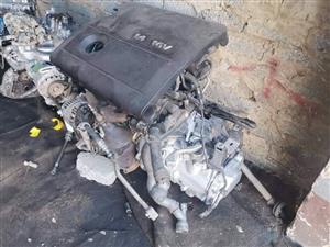 Polo engien end gearbox