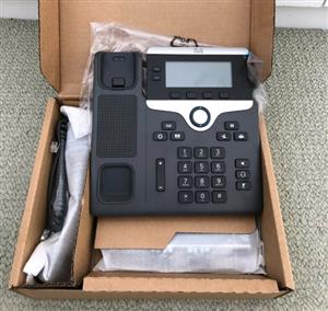 Brand New in Box Cisco CP-7821-K9 VoIP PoE Phone for sale
