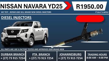 Nissan Navara yd25 Diesel Injectors 