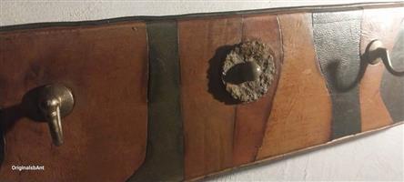 Leather Covered Coat Hook/Hanger
