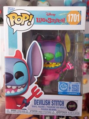 Devilish Stitch Chase Blacklight Funko Pop