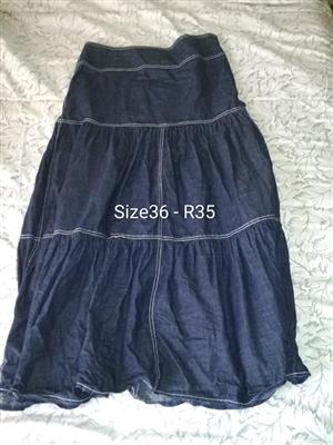 Dark blue size 36 skirt