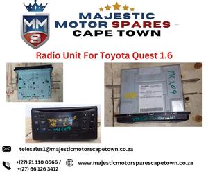 Radio Unit For Toyota Quest 1.6