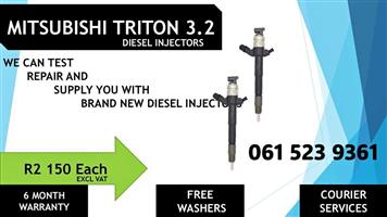 MITSUBISHI TRITON 3.2 DIESEL INJECTORS - -6 MONTHS WARRANTY