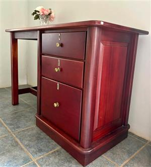 Solid Wood Executive Study Desk