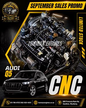 Audi Q5 CNC Engines for Sale