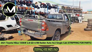 2021 TOYOTA HILUX 150KW 2.8 GD-6 RB RAIDER AUTO 4X2 SINGLE CAB (STRIPPING FOR PARTS)