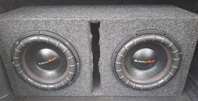 Subwoofers + Amplifier + Box