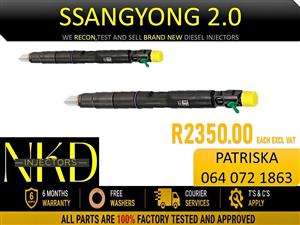 SSANGYONG 2,0 - PROFFESIONAL INJECTORS FOR SALE 