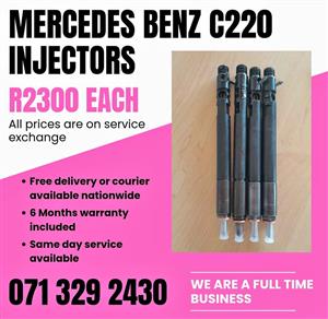MERCEDES BENZ C220 INJECTORS FOR SALE WITH WARRANTY