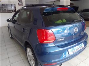 2016 VW POLO TSI 1.2 COMFORTLINE MANUAL  SUNROOF BLUE PETROL 78.000KM 