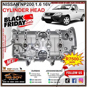 NISSAN NP200 1.6 16V CYLINDER HEAD (BARE)