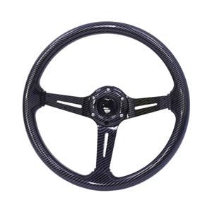 NR Racing Drift Design Carbon Fibre Design Sport Steering Wheel - 345mm