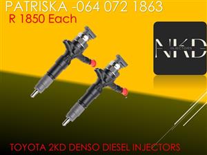 AFFORDABLE DIESEL INJECTORS FOR TOYOTA 1KD & 2KD FOR SALE