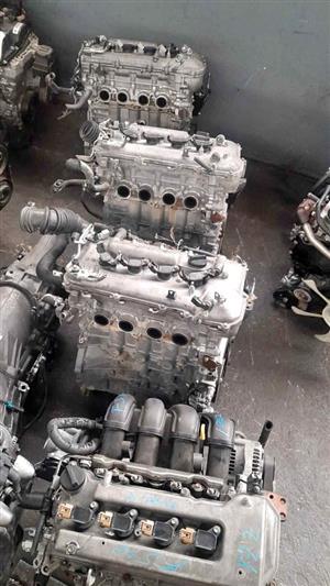 Toyota 1.6 1zr and 1zz 1.8 engines in stock very clean low mileage engines at samco