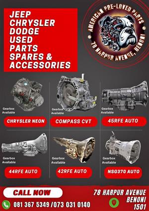 Jeep Chrysler & Dodge Used Gearboxes For Sale