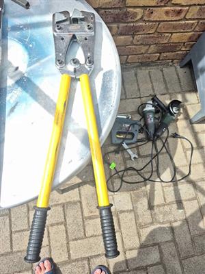 MAJOR -TECH 6mm to 50mm Hex crimping tool  for sale