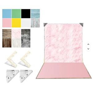 Tabletop Photo Board Backdrop Kit – Product Photos – Double Sided – 60x60xm