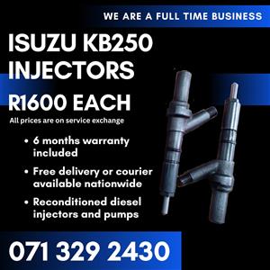 ISUZU KB250 INJECTORS FOR SALE WITH WARRANTY INCLUDED 