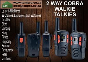 2 Way Cobra Radio (Walkie Talkies)