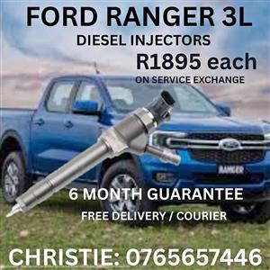 Ford Ranger 3L Diesel Injectors for sale