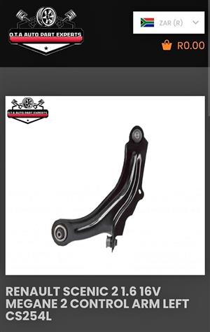 RENAULT SCENIC 2 1.6 16V MEGANE 2 CONTROL ARM LEFT CS254L